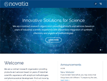 Tablet Screenshot of enovatia.com